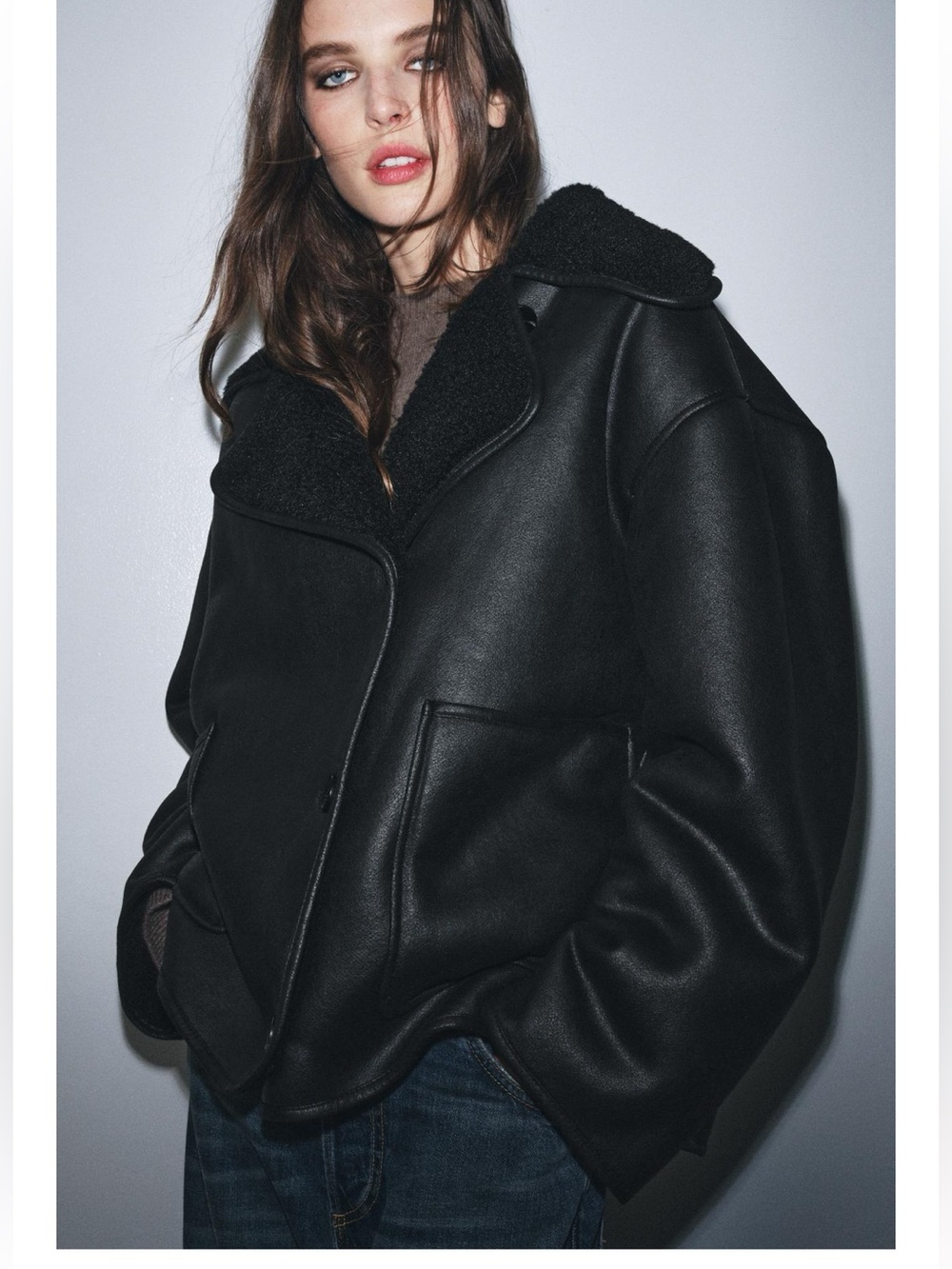 ZARA DOUBLE-FACED JACKET